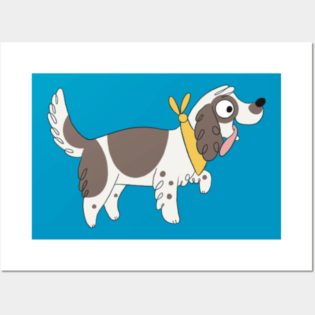 Watson the Springer Spaniel Wall Art by Alex McGoran’s Store